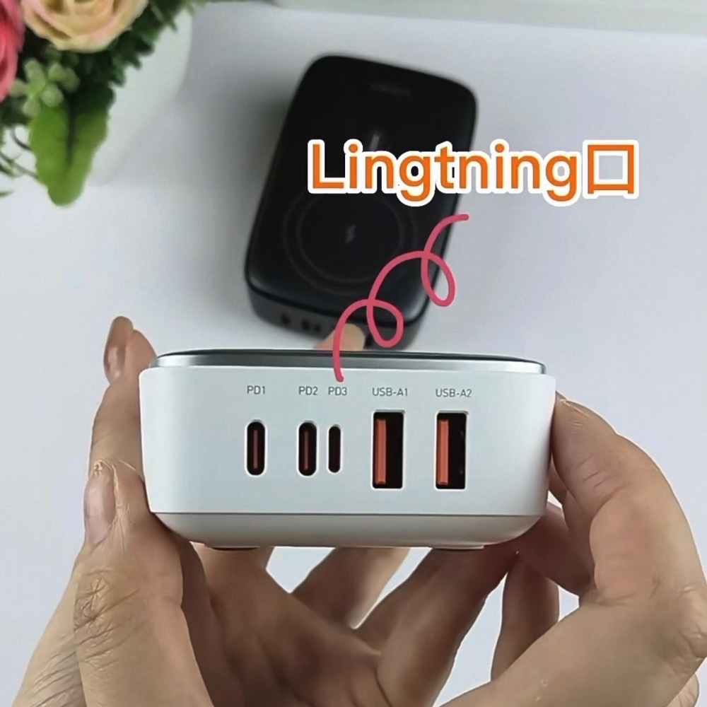 ⚠️全館免運 假日出貨 LDNIO力德諾140W氮化鎵無線磁吸桌面充電器 桌面充電器 筆電充電 Switch充電-細節圖3