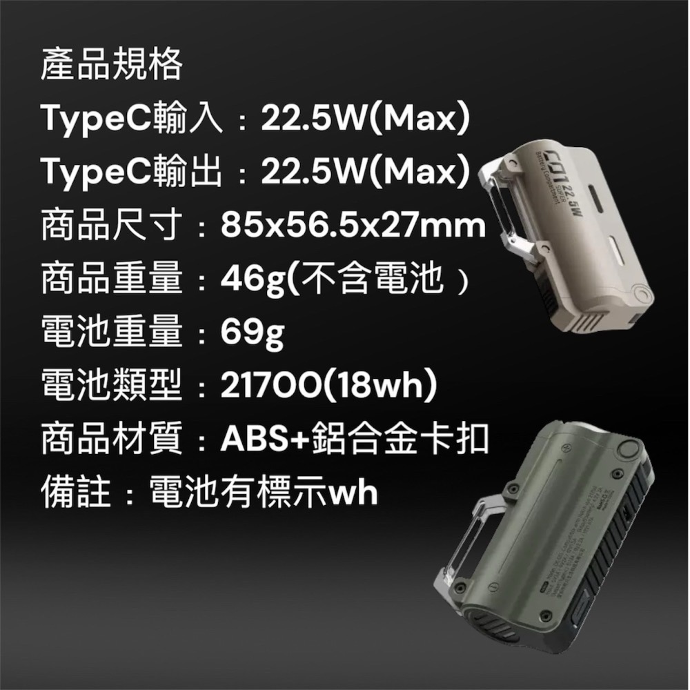 ⚠️全館免運 假日出貨 Dokiy 換彈行動電源 有標示wh 可換電池行動電源 電池充電器 21700充電器 行動電源-細節圖9