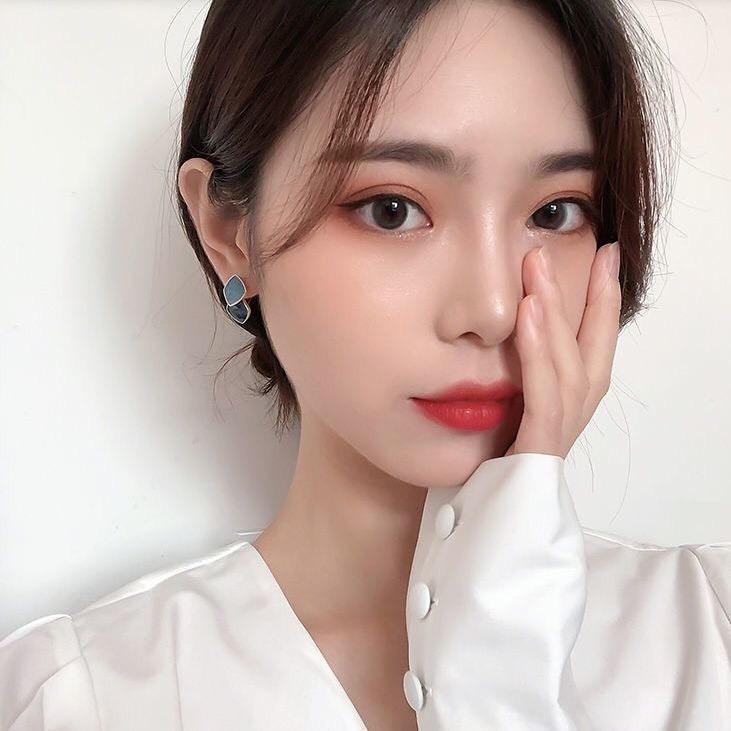 ♛ROSEMAYR♛ S925銀針 復古優雅 雙色幾何耳環-細節圖2