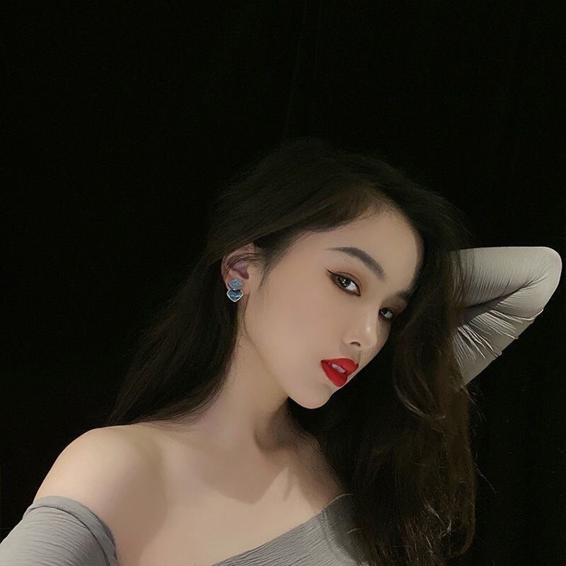 ♛ROSEMAYR♛ S925銀針 復古優雅 雙色幾何耳環-細節圖3