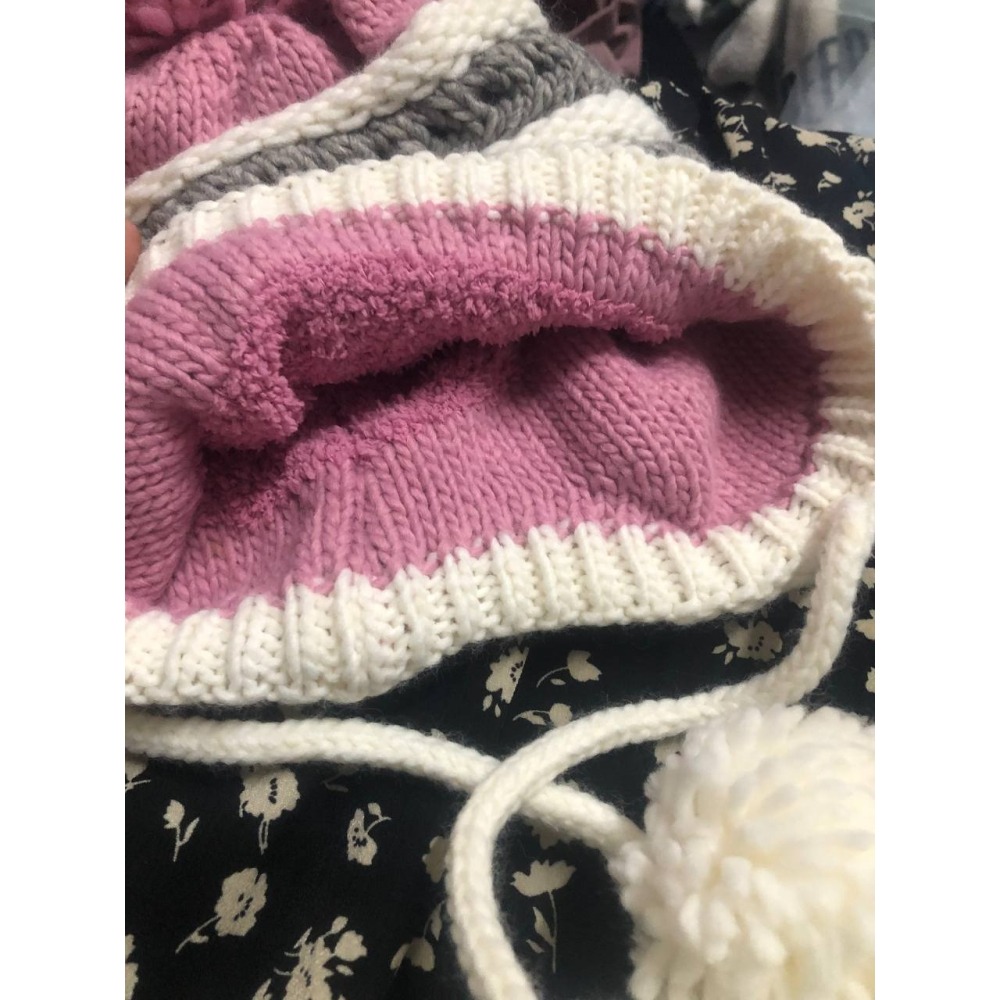 ♛ROSEMAYR♛廠商寄賣-Y2480大毛球保暖針織毛線帽-細節圖2