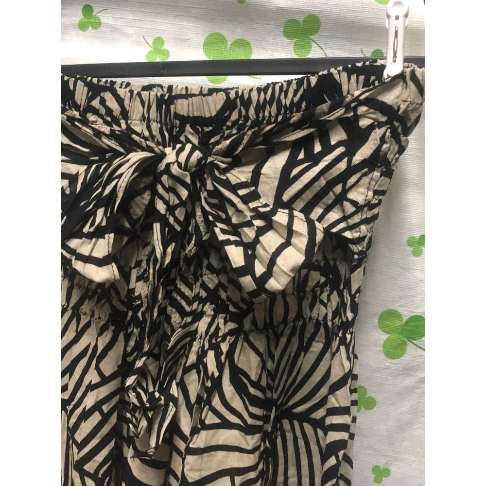 ♛ROSEMAYR♛廠商寄賣-異國風平口綁帶闊腿褲-細節圖3