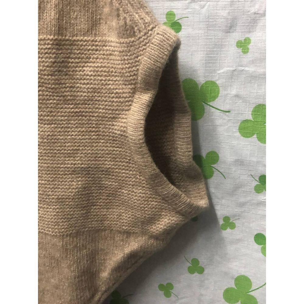 ♛ROSEMAYR♛廠商寄賣-奶茶色針織蝙蝠袖上衣-細節圖3