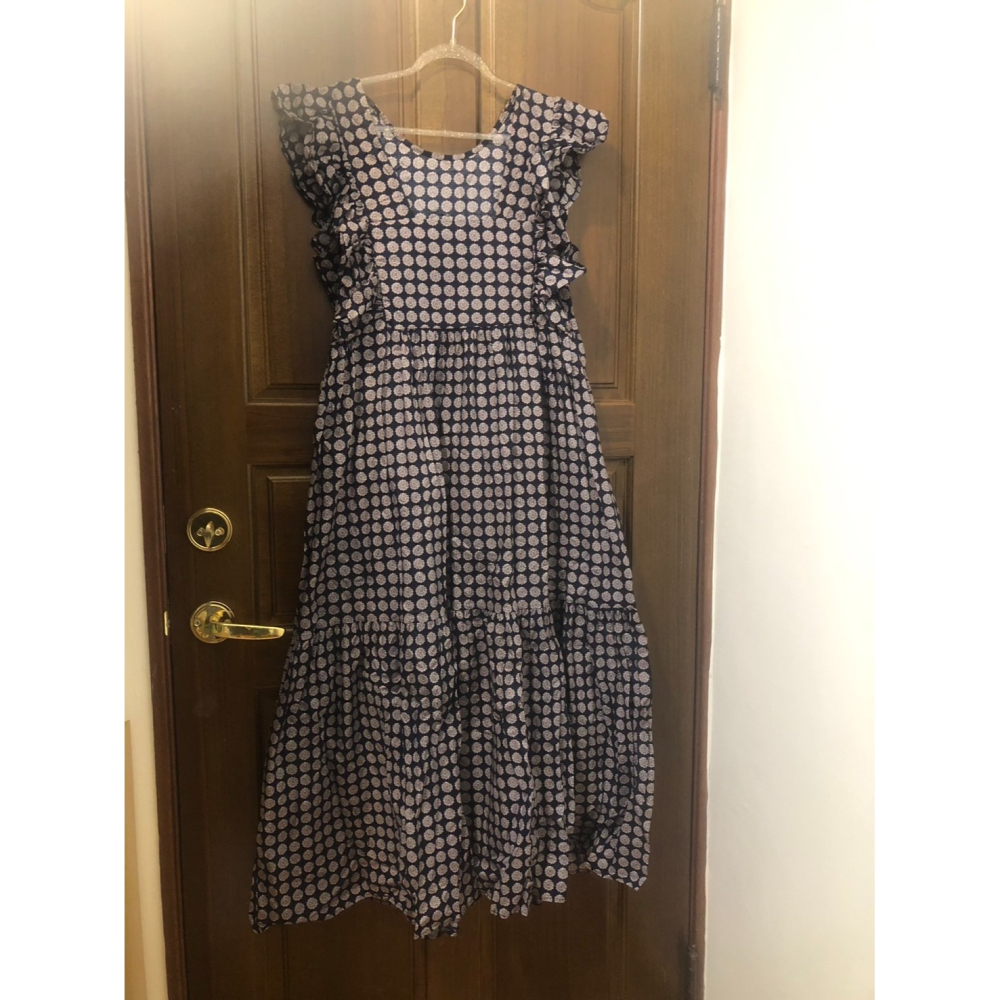 ♛ROSEMAYR♛廠商寄賣-G1528韓版復古甜美女孩荷葉袖連身長裙-細節圖2