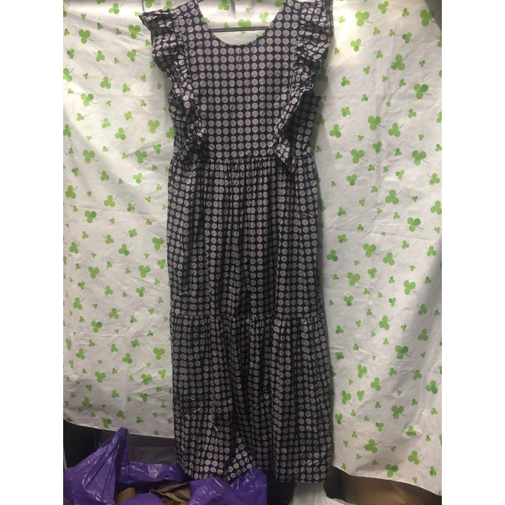 ♛ROSEMAYR♛廠商寄賣-韓版復古甜美女孩荷葉袖連身長裙-細節圖2