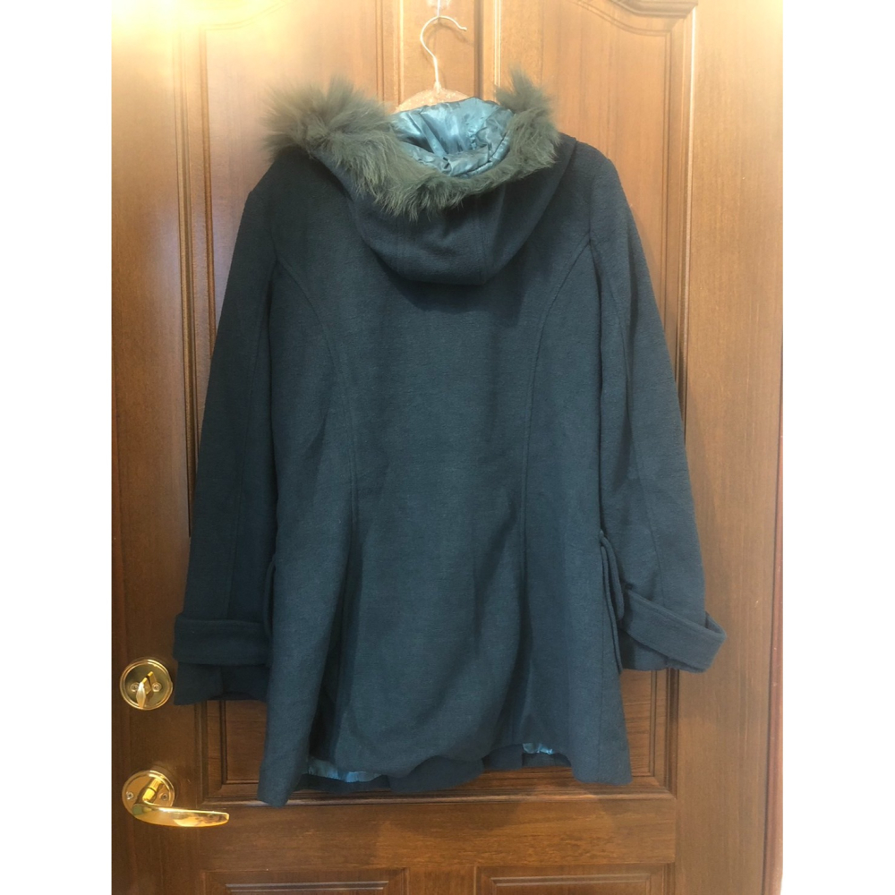 ♛ROSEMAYR♛廠商寄賣-X3972牛角釦連帽外套-細節圖2