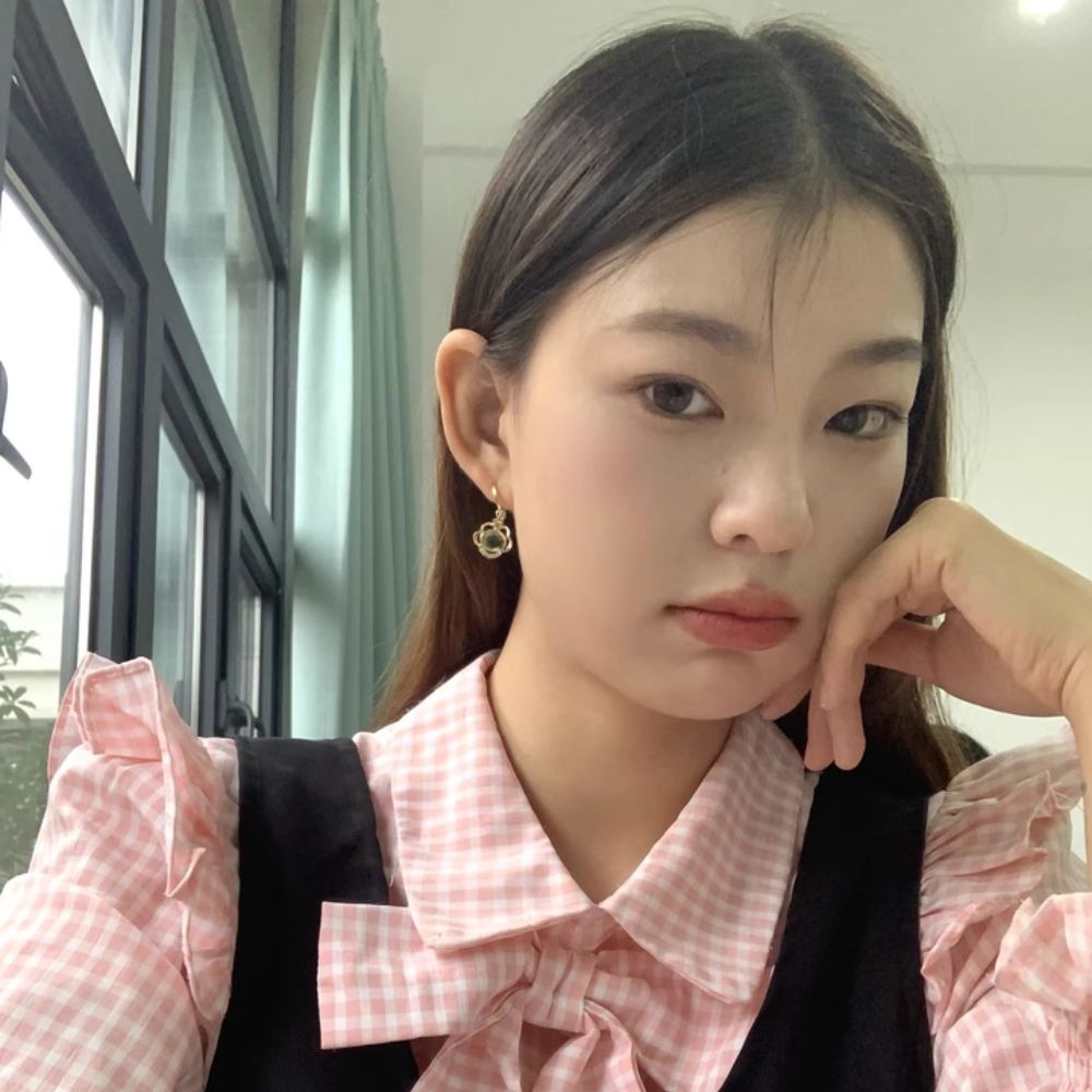 ♛ROSEMAYR♛[預購款] 設計感滿滿仿貓眼石如意鎖耳釦耳環-細節圖2