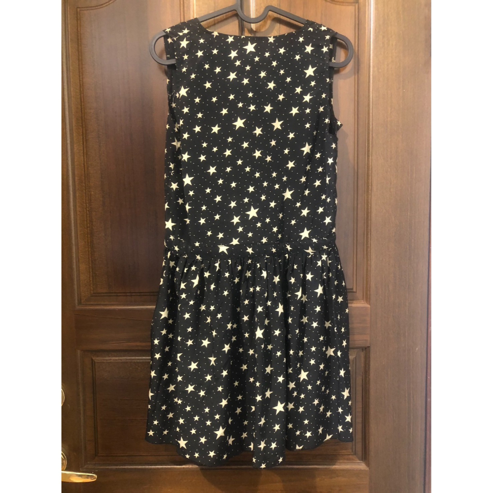 ♛ROSEMAYR♛廠商寄賣-Z2371雪紡紗滿版星星腰間抽繩連身裙-細節圖2