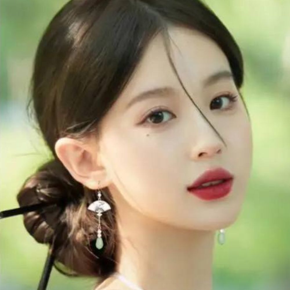 ♛ROSEMAYR♛[預購款] 古風新中式摺扇耳環-細節圖3