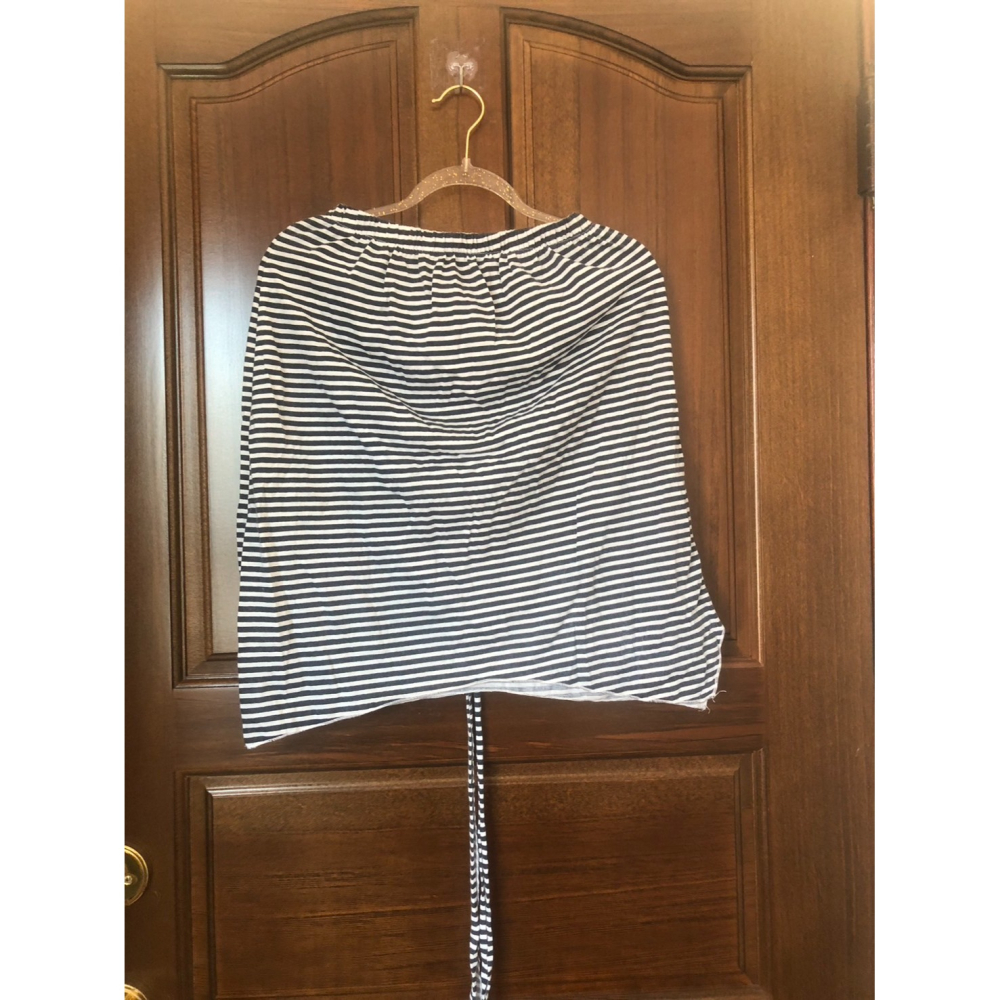 ♛ROSEMAYR♛廠商寄賣-Y1488兩穿式條紋綁脖肚兜/半身裙 展示品-細節圖2