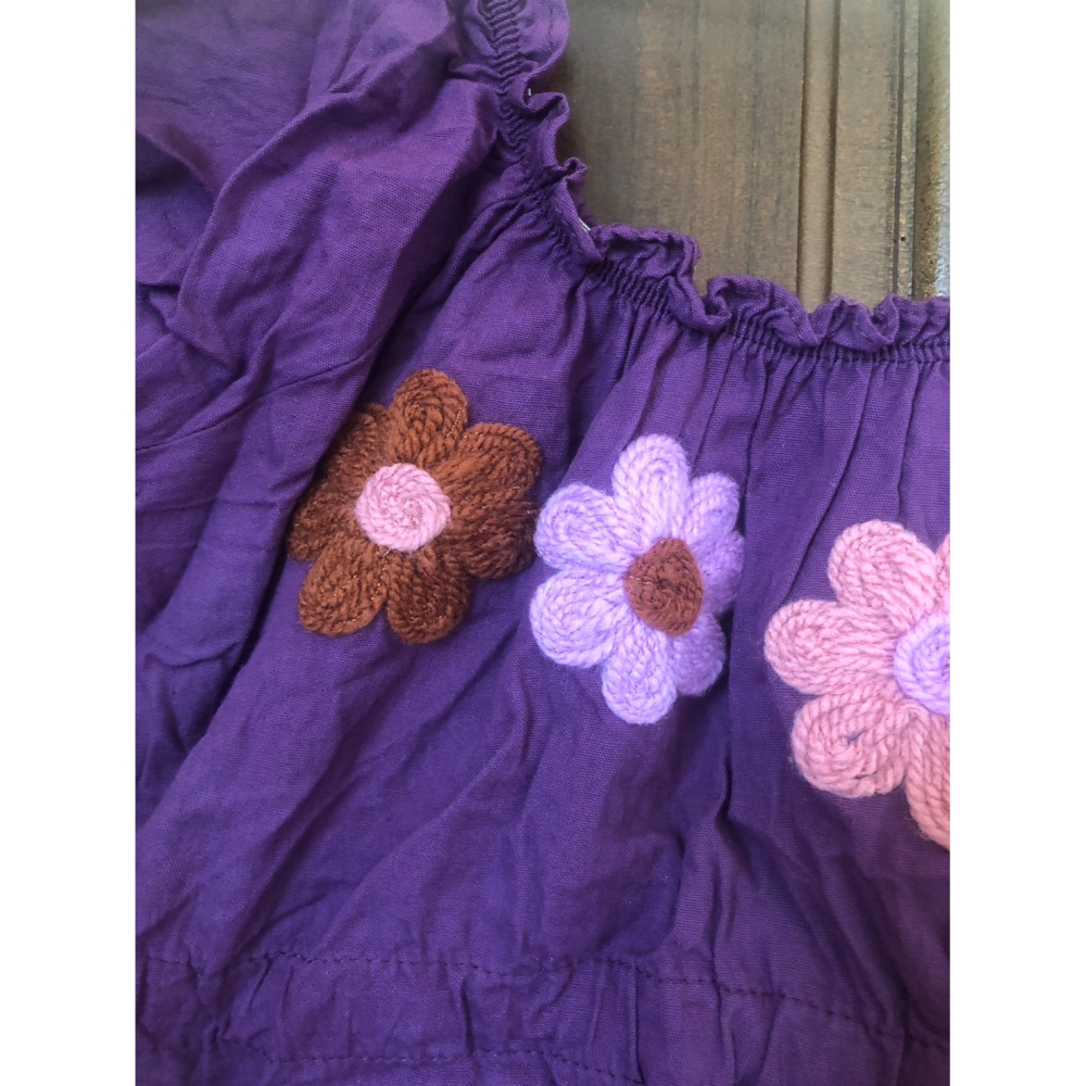 ♛ROSEMAYR♛廠商寄賣-Y3554異國風可愛小花上衣-細節圖3