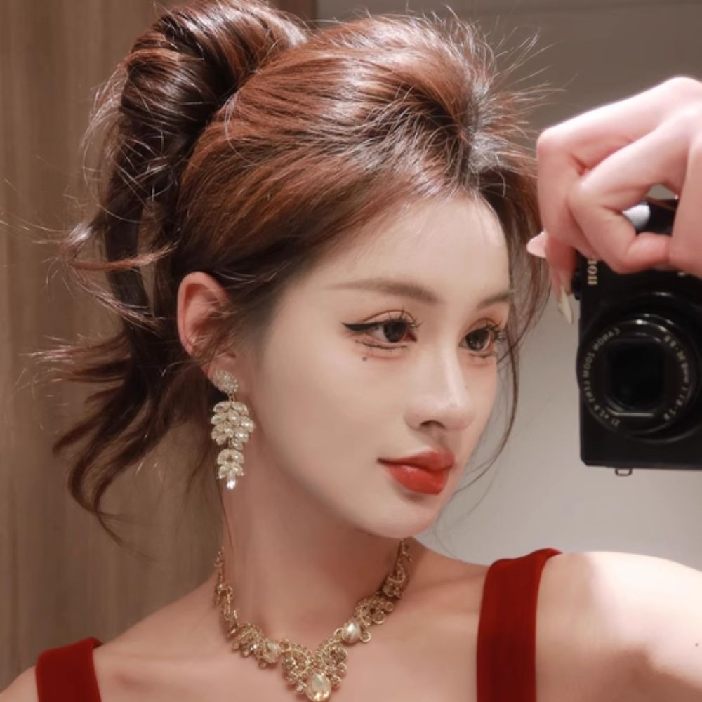 ♛ROSEMAYR♛[預購款] S925銀針 法式輕奢閃鑽麥穗吊墜耳環-規格圖11