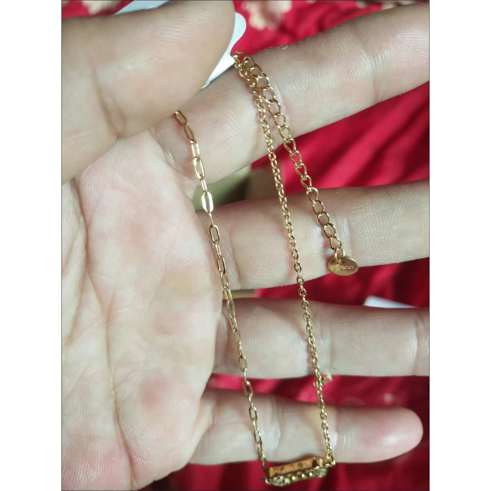 ♛ROSEMAYR♛[預購款] 新中式福字算盤腳鏈-細節圖5