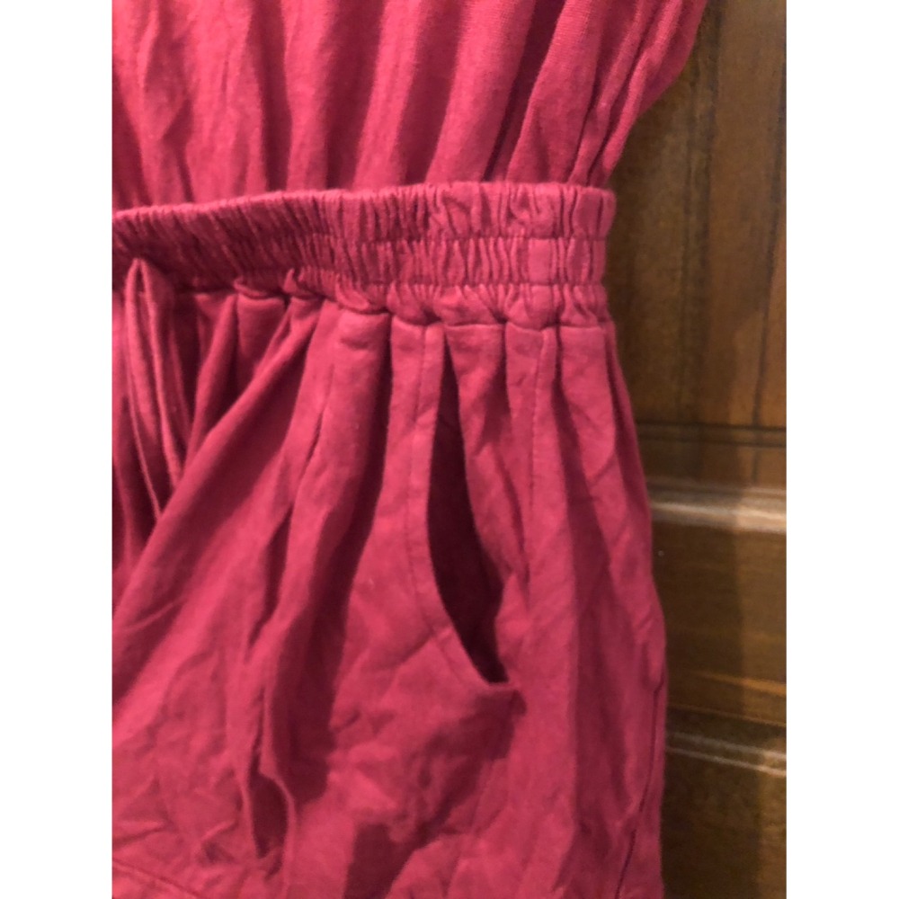 ♛ROSEMAYR♛廠商寄賣-韓版 Z0934暗紫紅色連身短褲-細節圖4