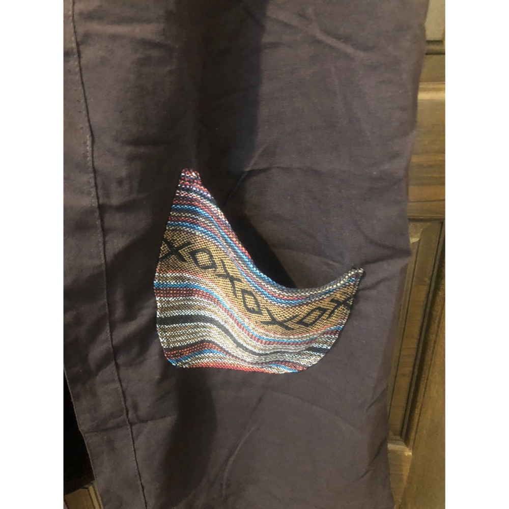 ♛ROSEMAYR♛廠商寄賣-Z2887異國風老布拼繡開襟式背心-細節圖3