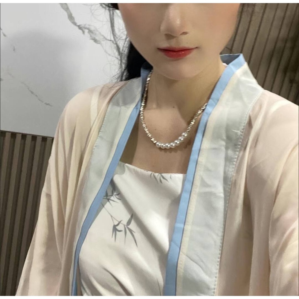 ♛ROSEMAYR♛[預購款]法式輕奢名媛拼接珍珠項鏈-細節圖2