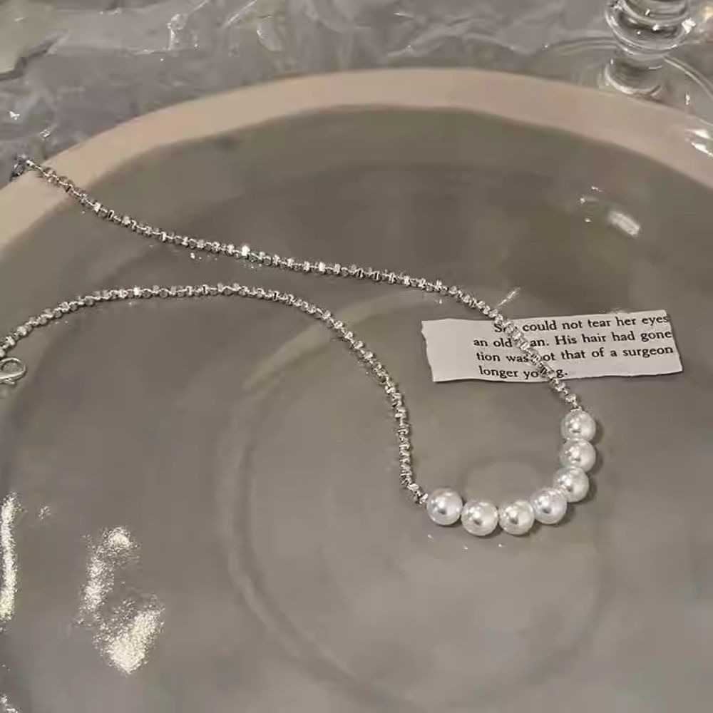 ♛ROSEMAYR♛[預購款]法式輕奢名媛拼接珍珠項鏈-細節圖7