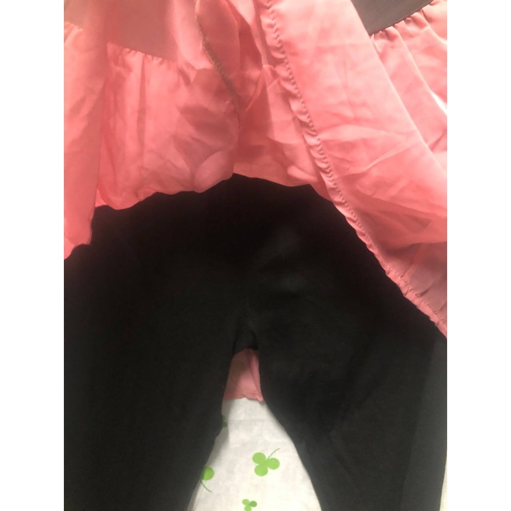 ♛ROSEMAYR♛廠商寄賣- Z1197中大尺碼 拼接雪紡甲兩件內搭褲-細節圖3