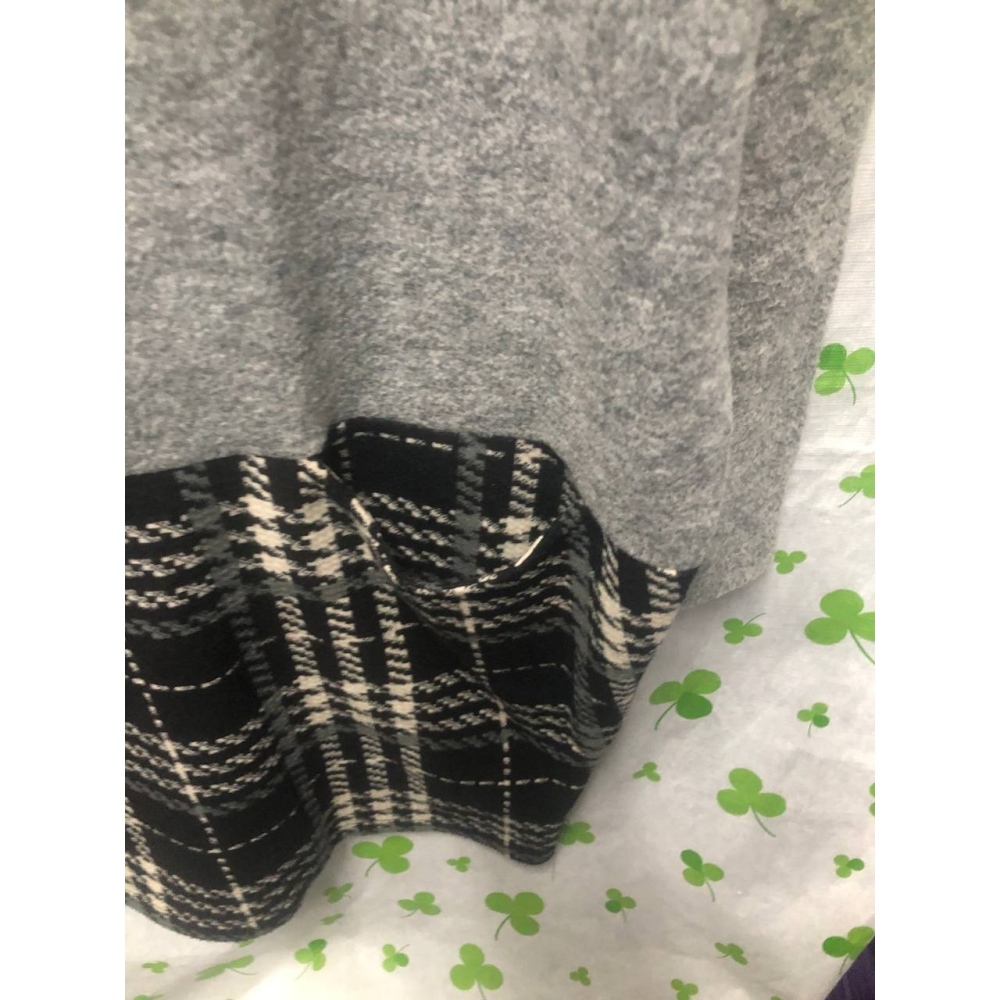 ♛ROSEMAYR♛廠商寄賣-韓版毛呢拼接雙口袋洋裝-細節圖3