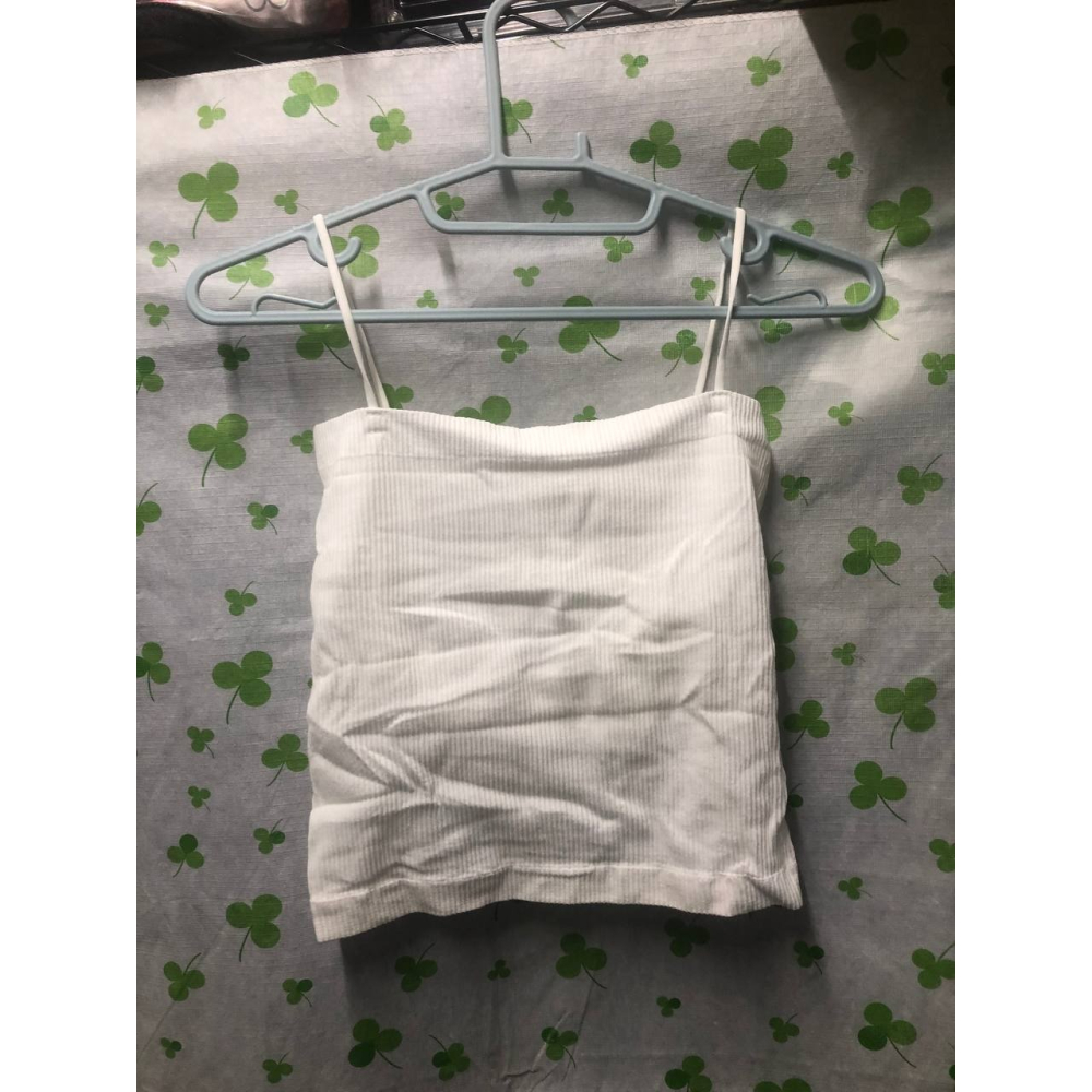 ♛ROSEMAYR♛廠商寄賣-自帶胸墊細肩帶小可愛 黑/白-細節圖2