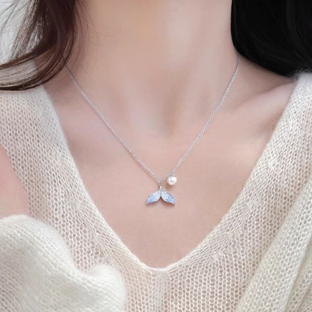 ♛ROSEMAYR♛[預購款] 趙露思同款 夢幻公主人魚尾項鏈-細節圖4