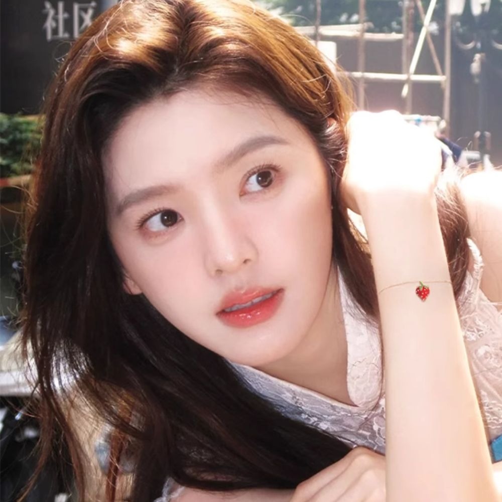 ♛ROSEMAYR♛[預購款] 趙露思同款 夏日多巴胺系紅色草莓手鏈-細節圖3