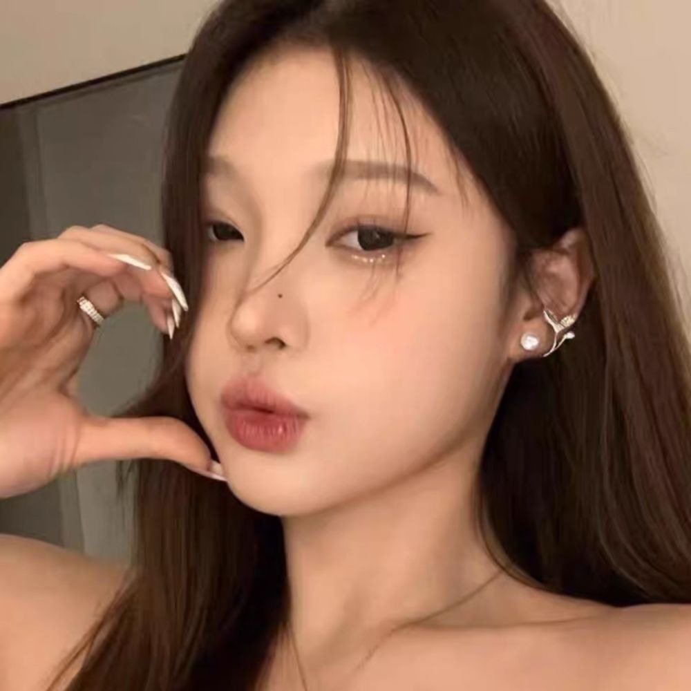 ♛ROSEMAYR♛ S925銀針 韓系貴氣名媛 珍珠人魚尾耳環-細節圖3