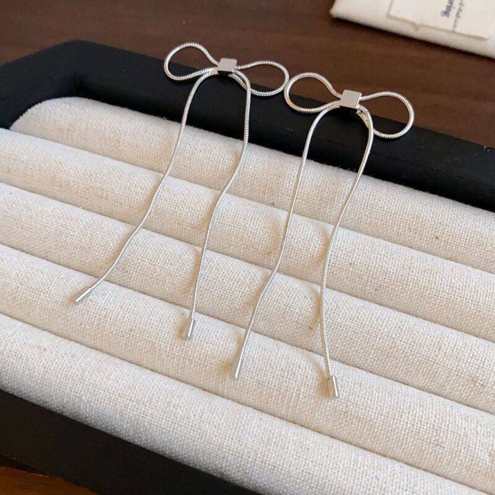 ♛ROSEMAYR♛ S925銀針 法式復古簡約蝴蝶結耳環-細節圖6