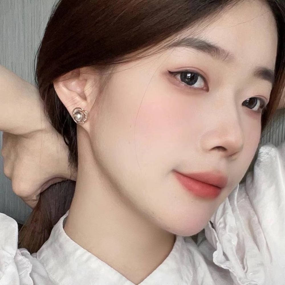 ♛ROSEMAYR♛ S925銀針 法式富貴千金 鋯石花朵耳環-細節圖2