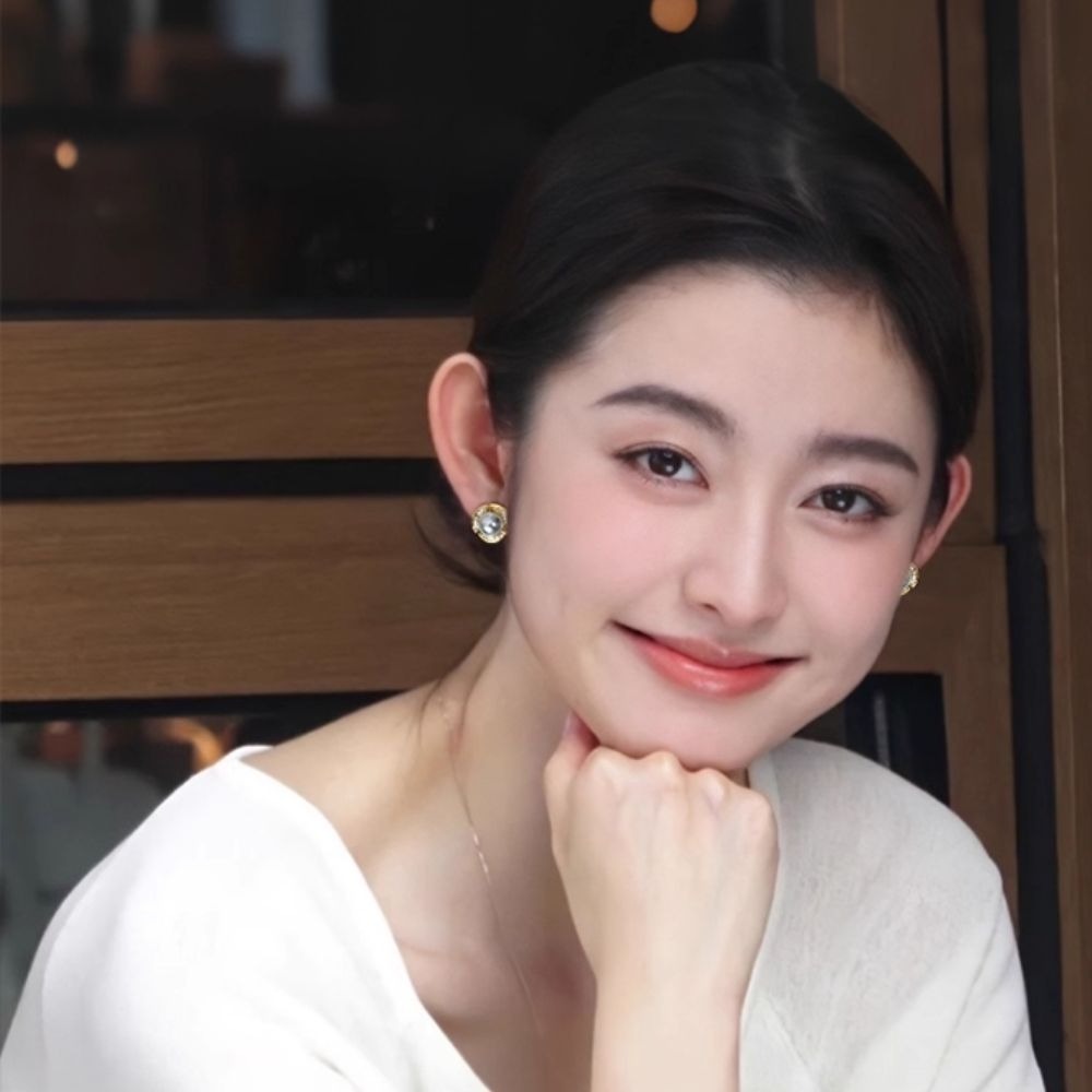 ♛ROSEMAYR♛ S925銀針 法式富貴千金 鋯石花朵耳環-細節圖3