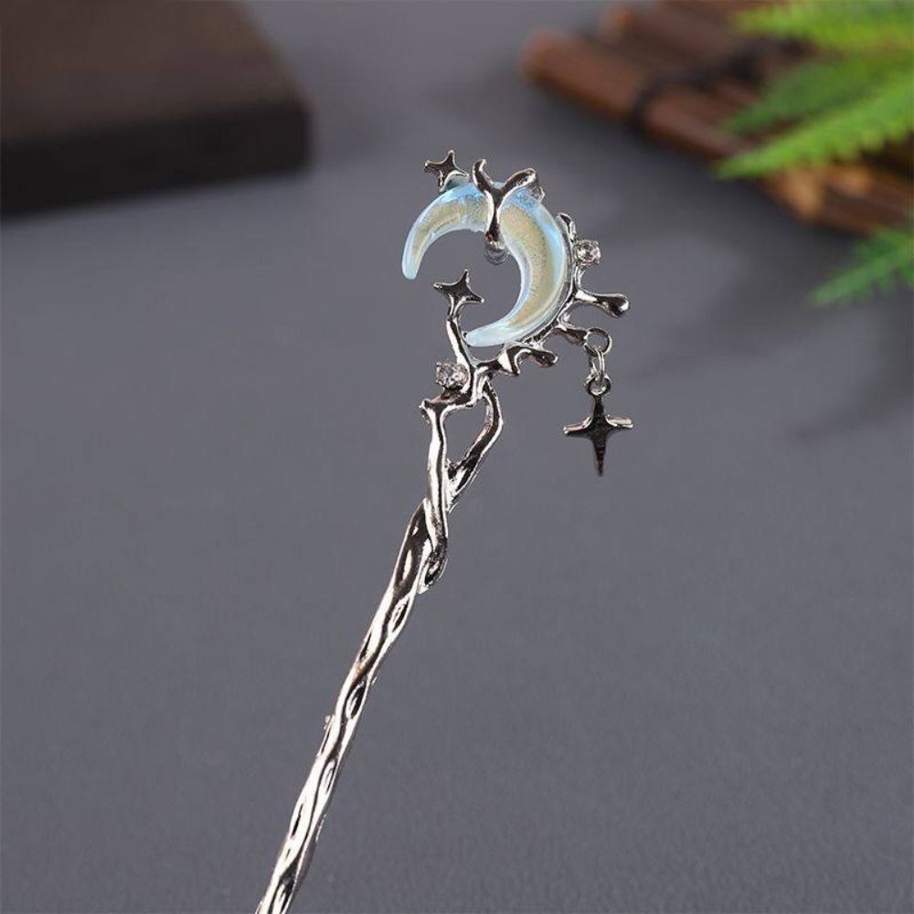 ♛ROSEMAYR♛ 新中式古風 清冷風新月髮簪-細節圖6