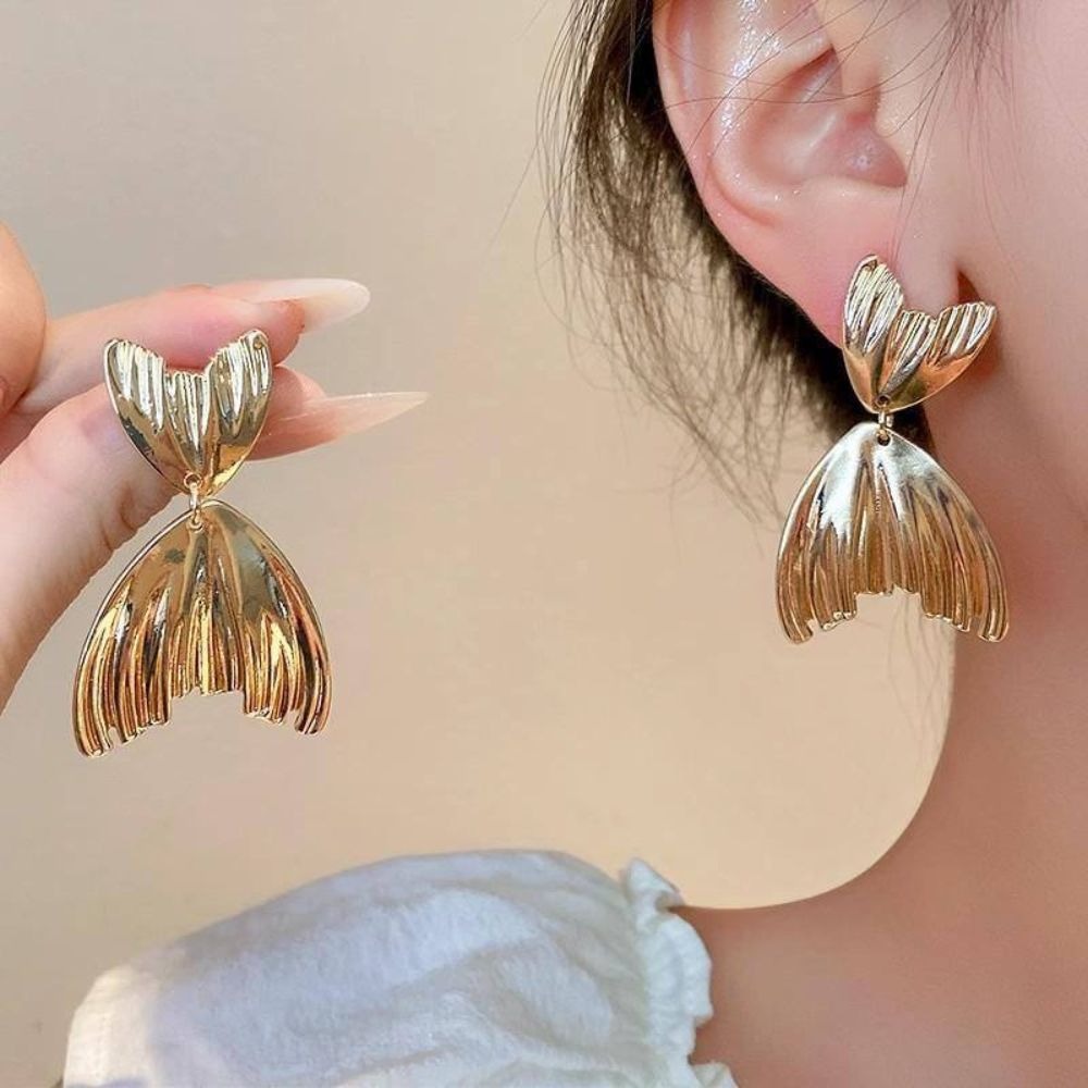 ♛ROSEMAYR♛ S925銀針 法式清奢名媛 人魚尾耳環-細節圖5