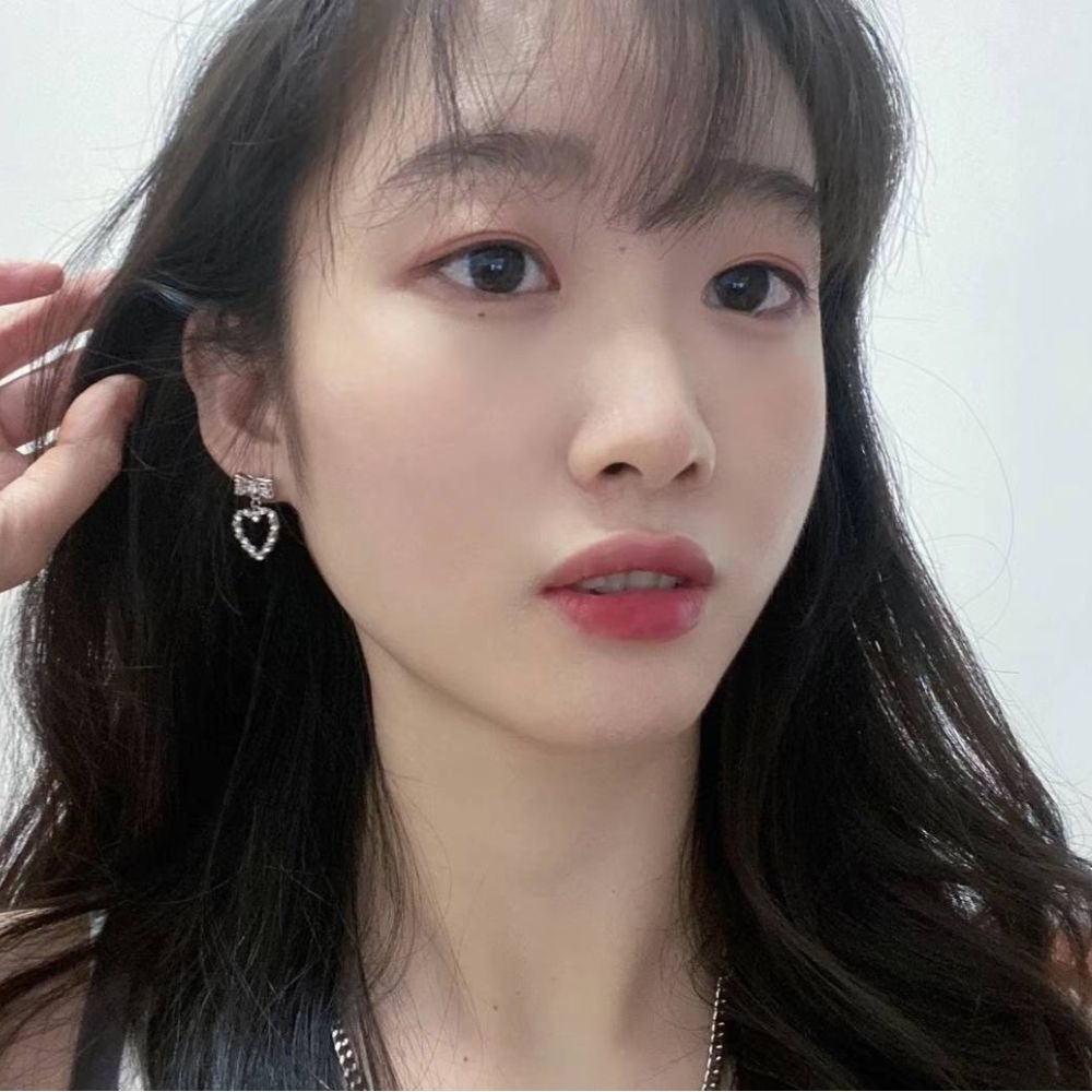 ♛ROSEMAYR♛ S925銀針 韓系溫柔甜美千金 蝴蝶結愛心吊墜耳環-細節圖7