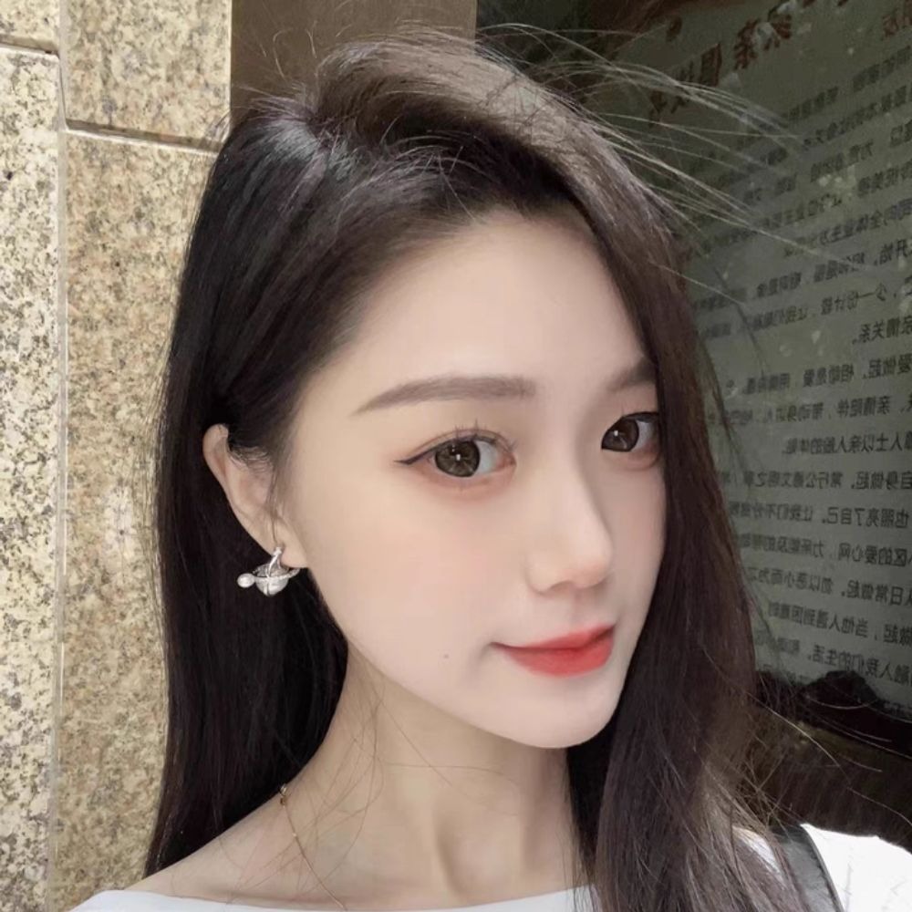 ♛ROSEMAYR♛ S925銀針 歐美復古星球珍珠耳環-細節圖3