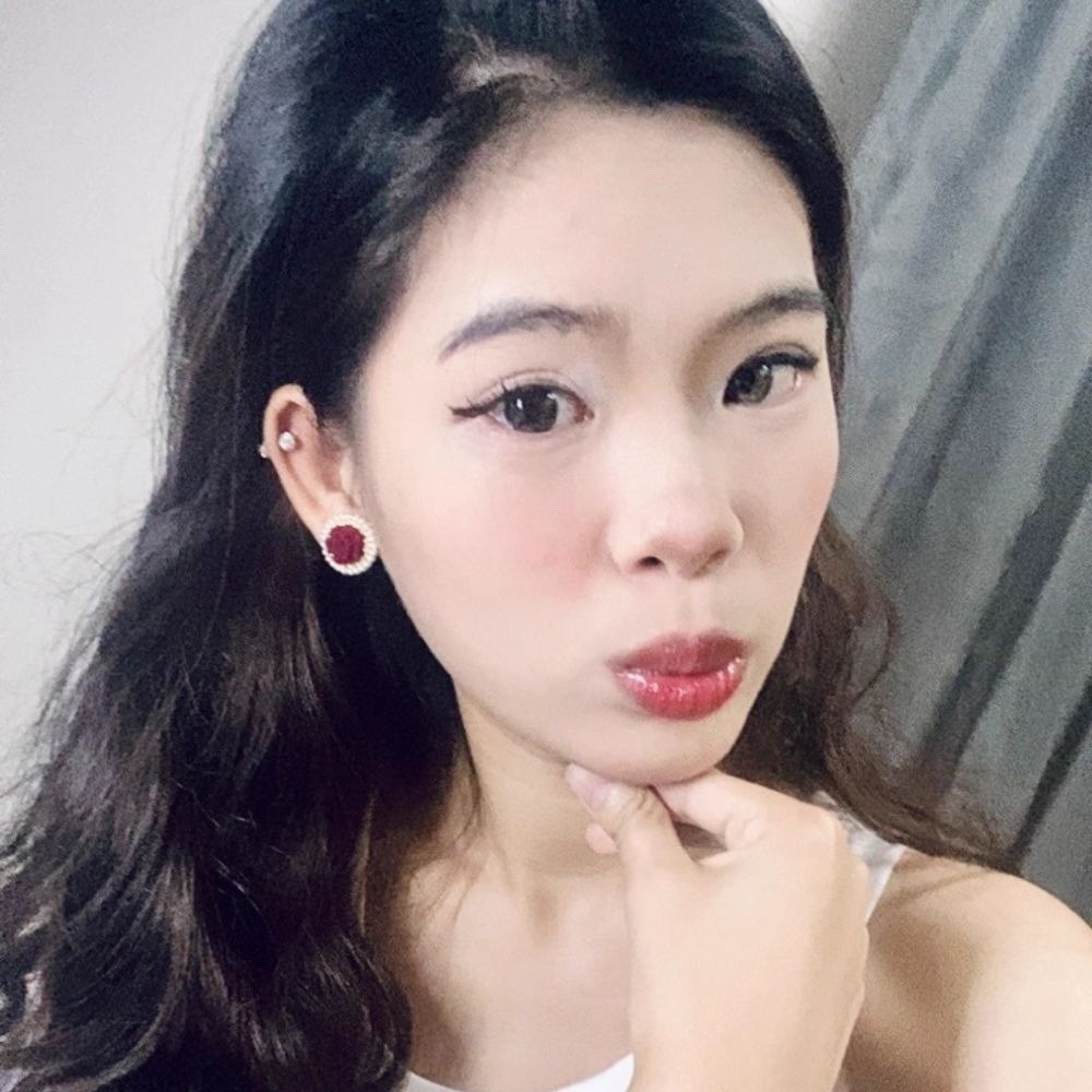 ♛ROSEMAYR♛ S925銀針 法式復古 安可花紅珍珠玫瑰花朵耳環-細節圖2