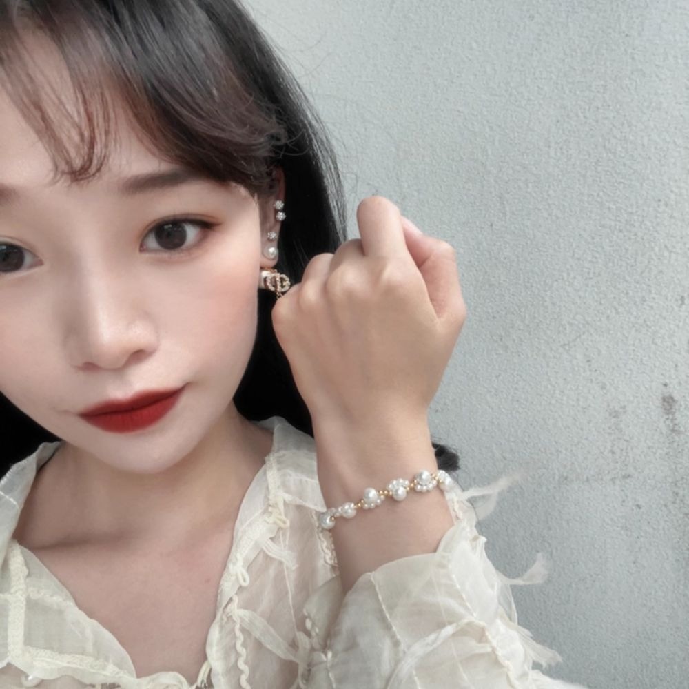♛ROSEMAYR♛ 韓系甜美貓爪珍珠手鏈-細節圖2
