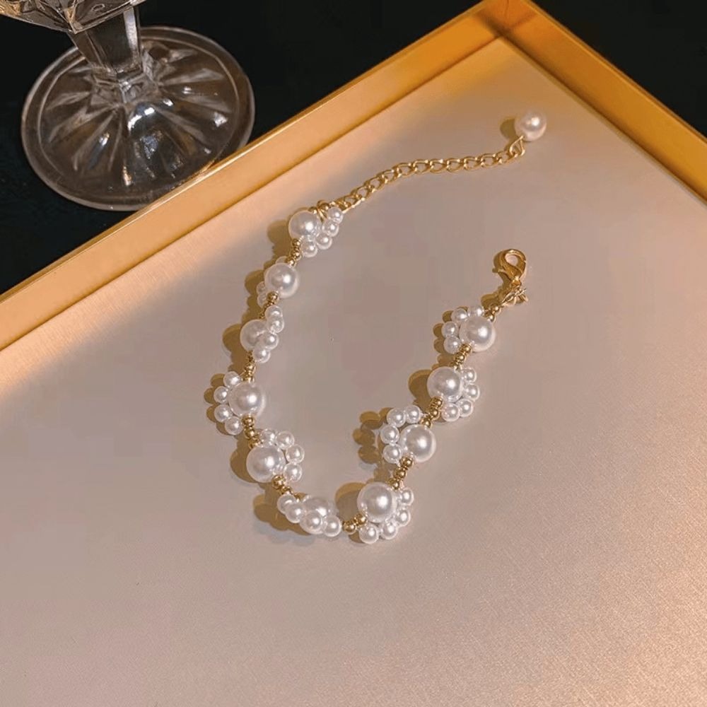 ♛ROSEMAYR♛ 韓系甜美貓爪珍珠手鏈-細節圖4