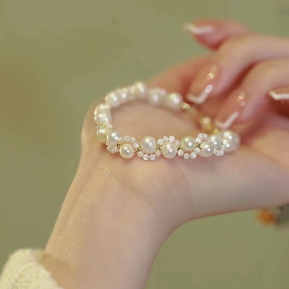 ♛ROSEMAYR♛ 韓系甜美貓爪珍珠手鏈-細節圖6