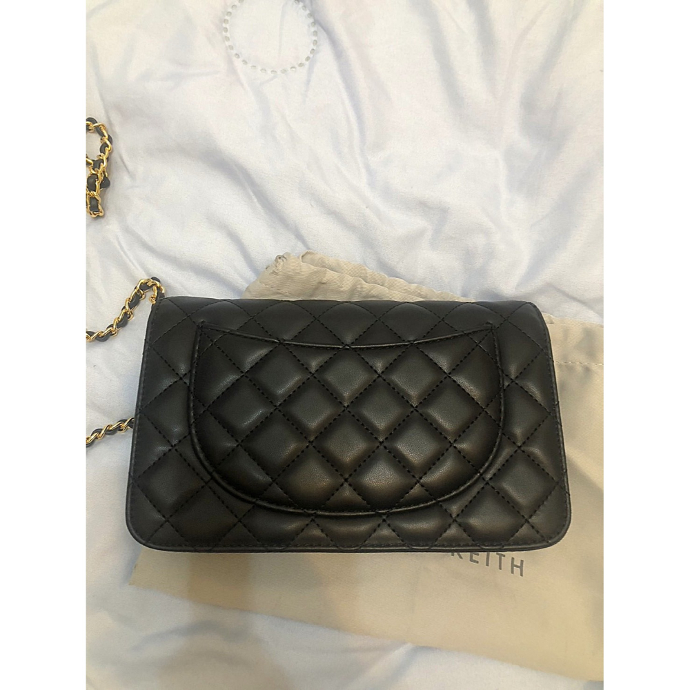 ♛ROSEMAYR♛廠商寄賣-小CK Cressida 菱格鍊條手拿包-細節圖2