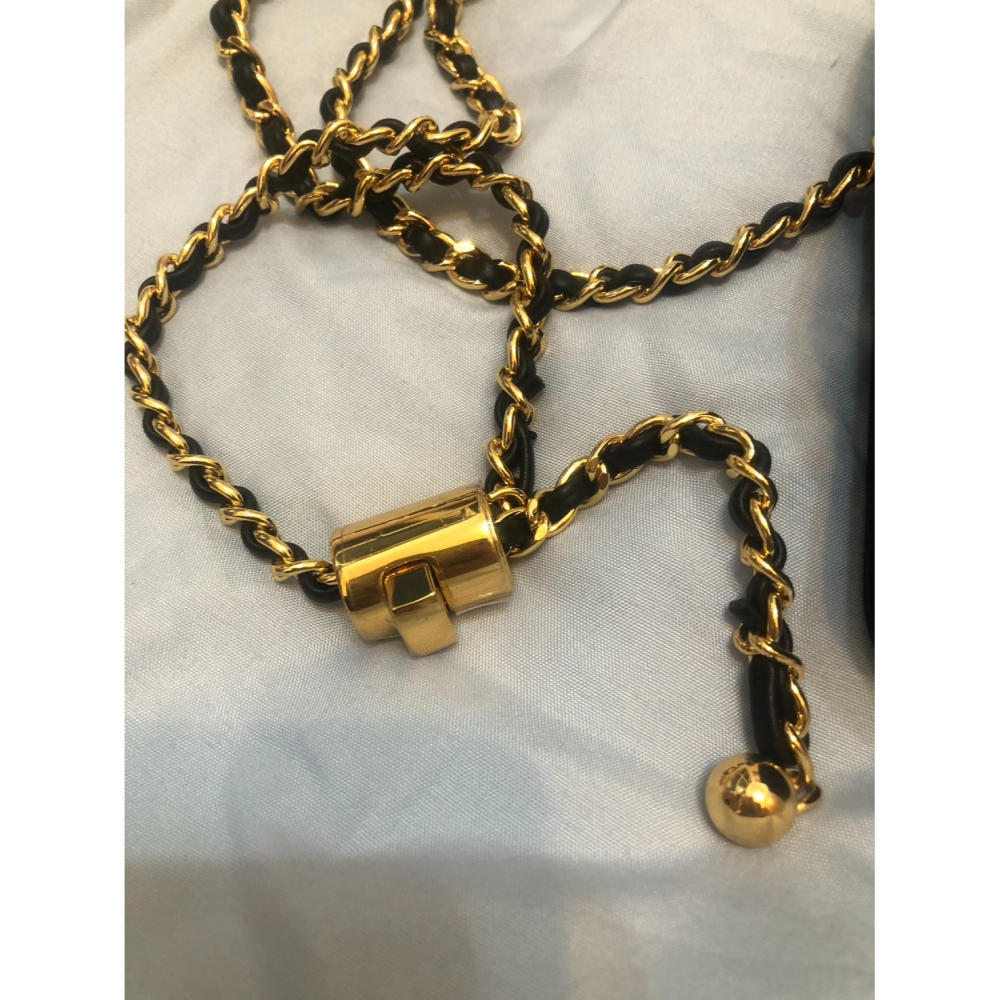 ♛ROSEMAYR♛廠商寄賣-小CK Cressida 菱格鍊條手拿包-細節圖4