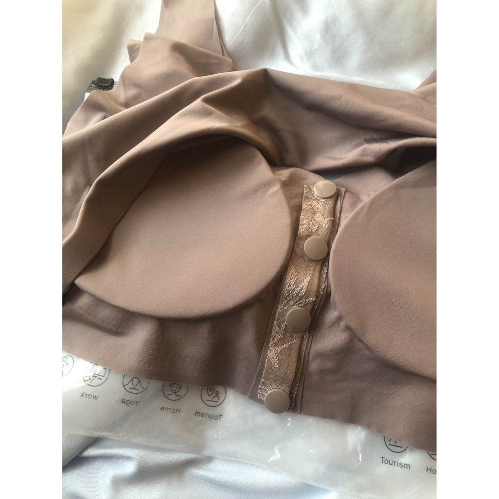 ♛ROSEMAYR♛廠商寄賣-6649丁香紫冰絲前釦式內衣3XL-細節圖4