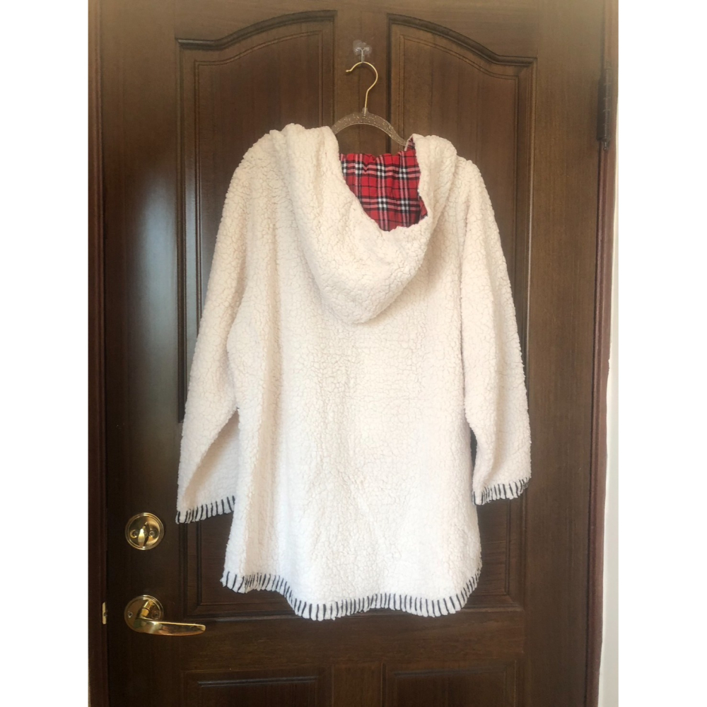 ♛ROSEMAYR♛廠商寄賣-中大尺碼 C01-616連帽毛料長袖上衣-細節圖2