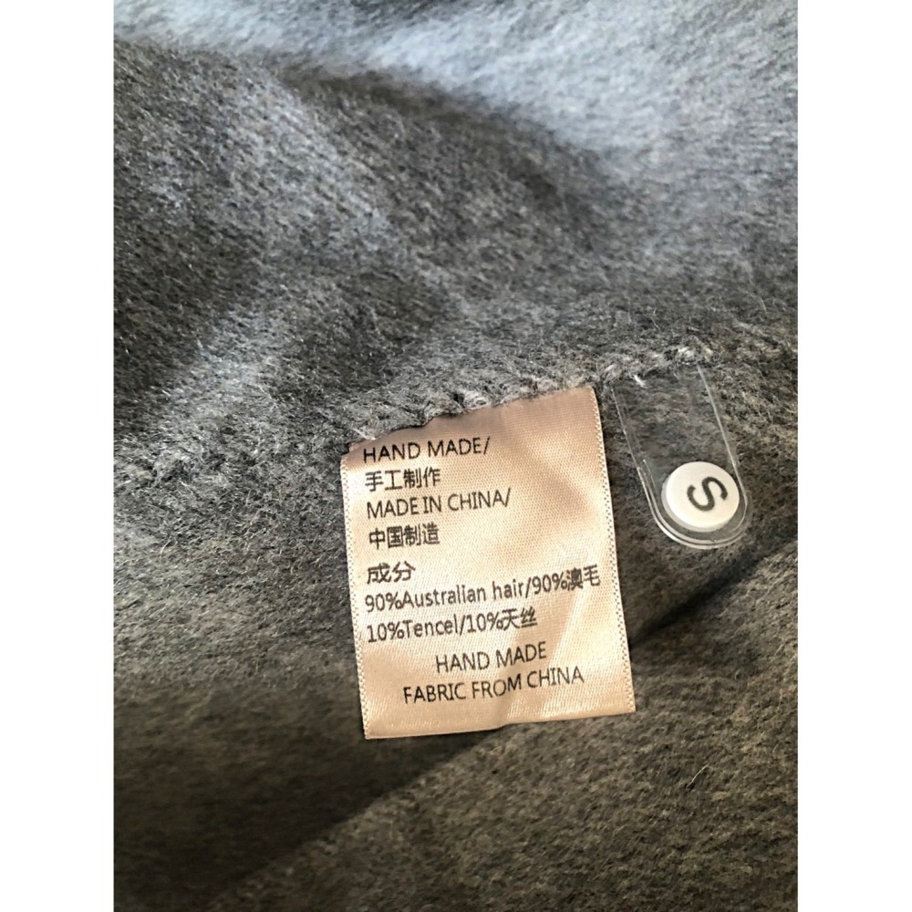 ♛ROSEMAYR♛廠商寄賣-C3882淺灰韓式毛呢大衣-細節圖3