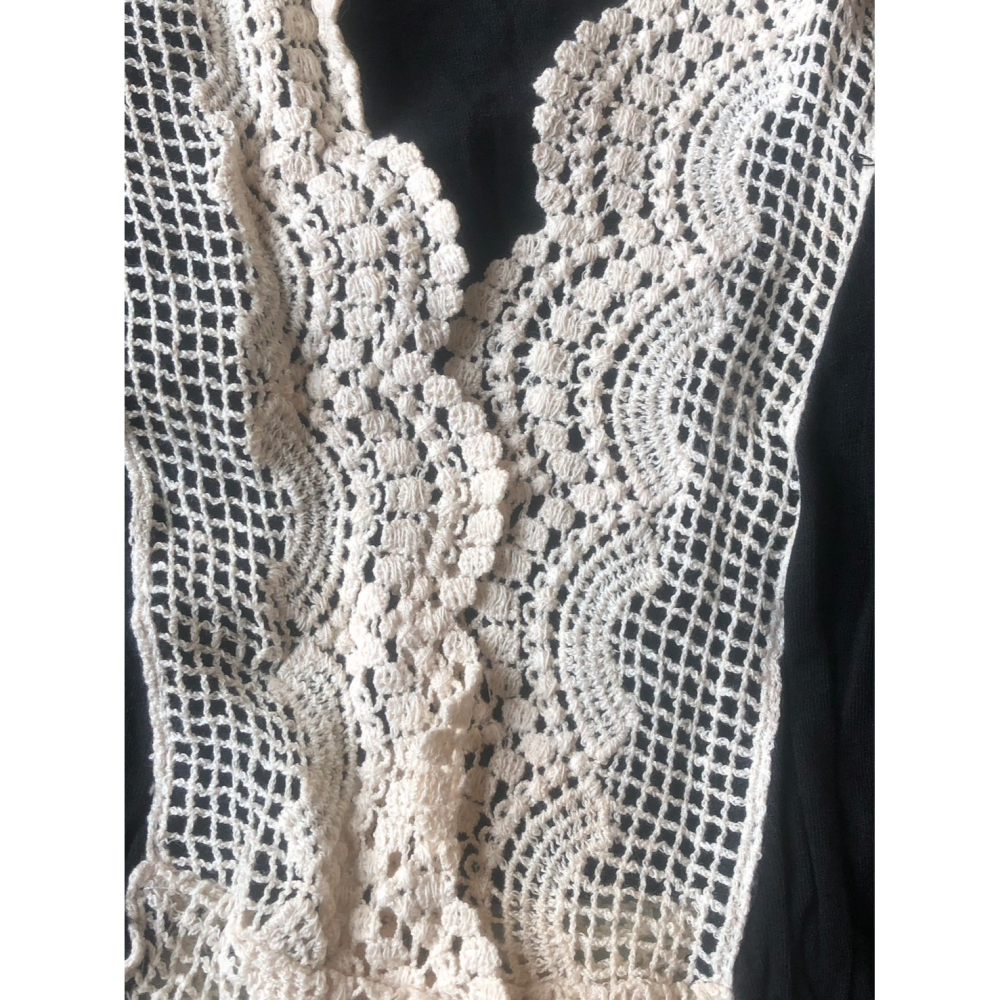 ♛ROSEMAYR♛廠商寄賣-A03-003拼接針織花邊小外套-細節圖3