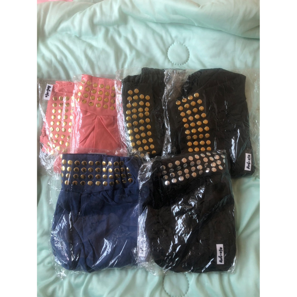 ♛ROSEMAYR♛廠商寄賣-A06-010鑲片燈籠褲 4色-細節圖4