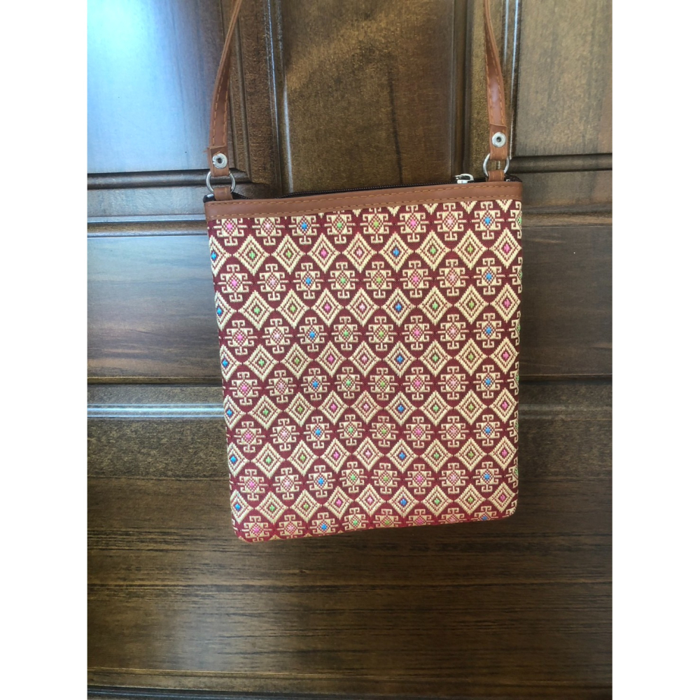 ♛ROSEMAYR♛廠商寄賣-異國風泰國老布方包-細節圖2