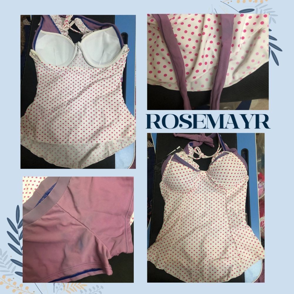 ♛ROSEMAYR♛廠商寄賣-可愛點點雙綁帶兩件式泳裝 展示品-細節圖2