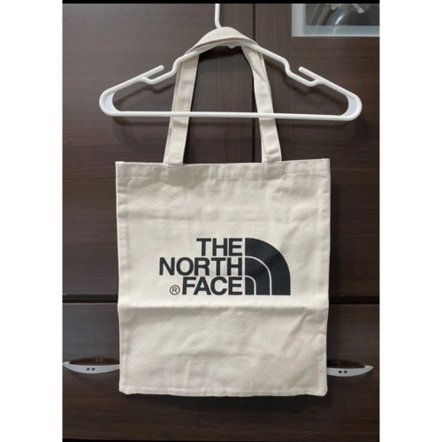 THE NORTH FACE TNF 北臉 LOGO 帆布側背包 購物袋
