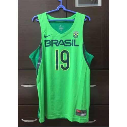 NIKE NBA BARBOSA 奧運球衣 巴西閃電 勇士冠軍球員之一 球員版 M號 819747-329