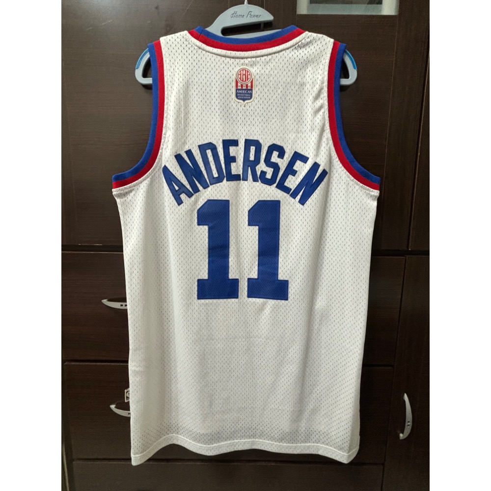 ADIDAS NBA Andersen 鳥人 金塊 ABA 電繡 S號 球衣-細節圖2